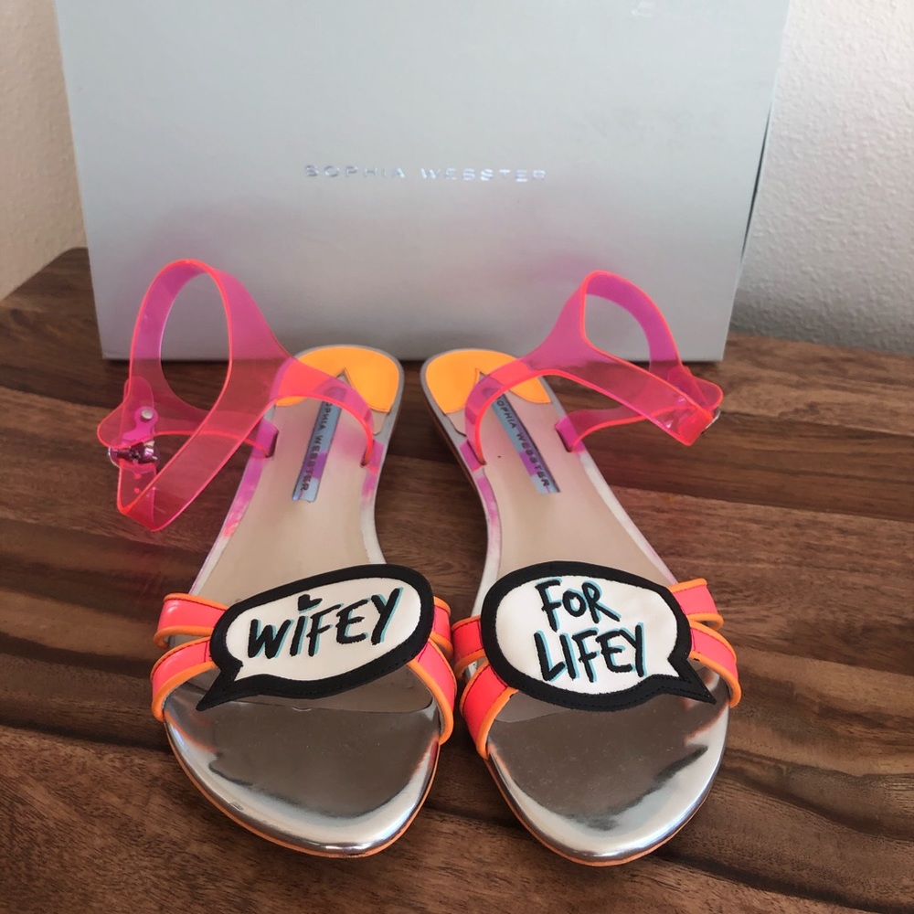 Sophia Webster limited “wifey for lifey” sandals